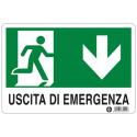 CARTELLO PVC USCITA EMERGENZA 20X30H