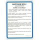 CARTELLO LAMIERA NORME MACCHINE EDILI 33X47
