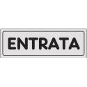 CARTELLO PVC ADESIVO ENTRATA 15X5