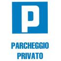 CARTELLO PVC PARCHEGGIO PRIVATO 30X20
