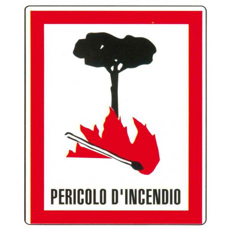 CARTELLO ALL.PERICOLO INCENDI 40X50