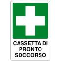 CARTELLO PVC CASSETTA PR.SOCCORSO 30X20