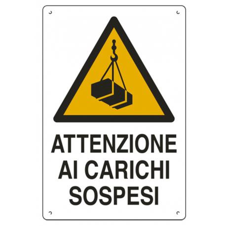 CARTELLO POLIONDA CARICHI SOSPESI 70X50
