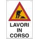 CARTELLO POLIONDA LAVORI IN CORSO 70X50