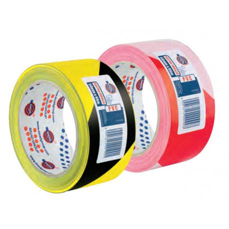 EUROCELL NASTRO PVC ADESIVO SEGNALETICO BIA/ROS 50X66M