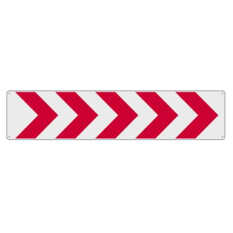 TARGA POLIONDA SEGNALAZIONE ANGOLI 180X40