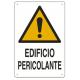 CARTELLO POLIONDA EDIFICIO PERICOLANTE 70X50