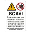CARTELLO POLIONDA SCAVI 70X50