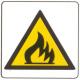 CARTELLO ALU PERICOLO INCENDIO 35CM