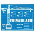 CARTELLO PVC PORTATA GRU 70X50
