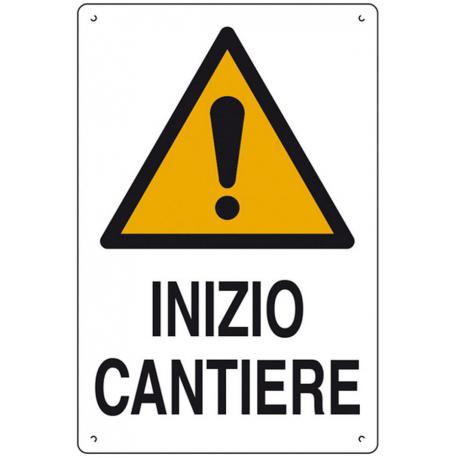CARTELLO POLIONDA INIZIO CANTIERE 60X40