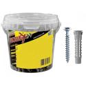 NOBEX TASSELLO NYLON C/VITE MXV 6X30 BUCKET 150PZ MXV - 150 pezzi