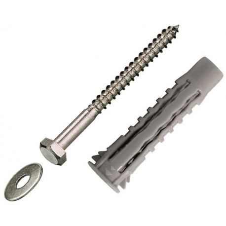 NOBEX TASSELLO NYLON C/VITE TIRAFONDO MXVTE 12X60|% MXV - vite tirafondo - TE 8x70