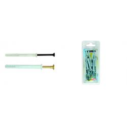 NOBEX TASSELLO NYLON A BATTUTA 6X80 15PZ MN/105-B NOBEX - blister da pz.15