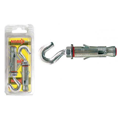 NOBEX TASSELLO ACC.PESANTE GANCIO M8 PZ.2 NX-OA M8 - blister da pz.2