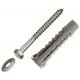 NOBEX TASSELLO NYLON C/VITE TIRAFONDO MXVTE 12X60|% MXV - vite tirafondo - TE 8x70