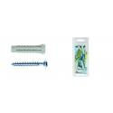 NOBEX TASSELLO NYLON UNIVERSALE C/VITE 5X25 20PZ MXV5-B - blister da pz.20