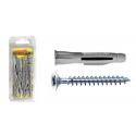 NOBEX TASSELLO C/BORDO E VITE TOP-V 6X38 PZ10 TOP-V CB - blister da pz.10