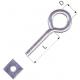 OCCHIOLO A VITE ACC ZN FIL.METALLO N6 M7X60 %