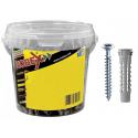 NOBEX TASSELLO NYLON C/VITE MXV 6X30 BUCKET 150PZ MXV - 150 pezzi