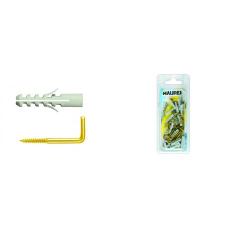 NOBEX TASSELLO NYL C/GANCIO QUADRI 4X20 30PZ MQ4-B