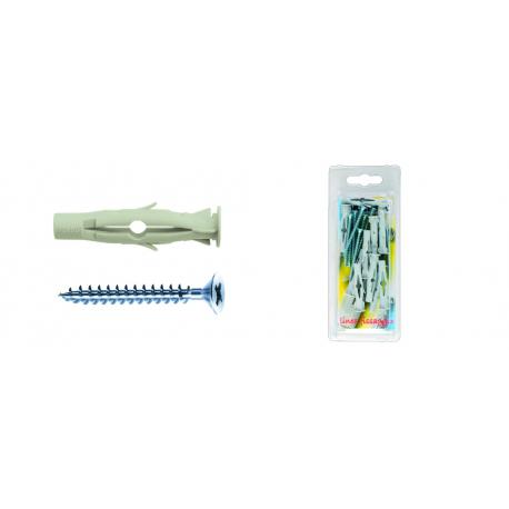 NOBEX TASSELLO UNIVERSALE TRAZIONE C/VITE 10X60 6PZ MUXV/103-B - blister da pz.6