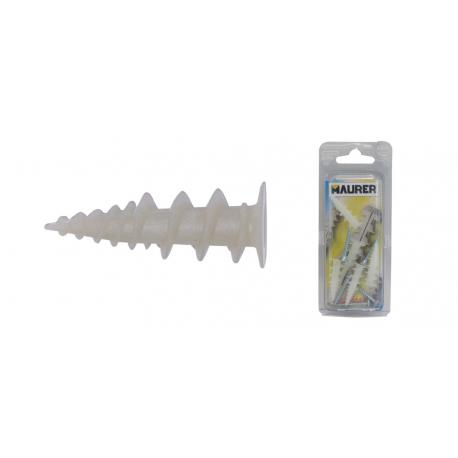 NOBEX TASSELLO NYLON X CARTONGESSO C/VITE 6X37 5PZ MKV - blister da pz.5 - nylon