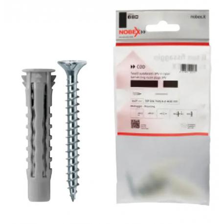 NOBEX TASSELLO NYLON UNIVERSALE C/VITE 10X50 6PZ MXV10-B - blister da pz.6
