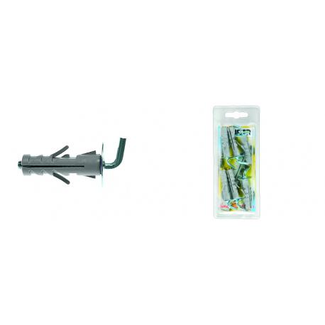 NOBEX TASSELLO NYLON C/GANCIO CORTO 9X38 6PZ MB/101-B - blister da pz.6