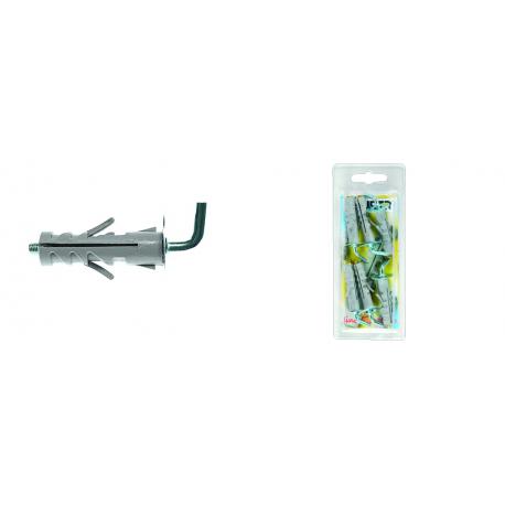 NOBEX TASSELLO NYLON C/GANCIO MEDIO 9X38 6PZ MB/102-B - blister da pz.6