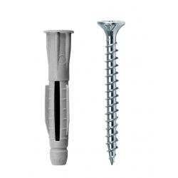 NOBEX TASSELLO C/BORDO E VITE TOP-V 8X45 PZ10 TOP-V CB - blister da pz.10