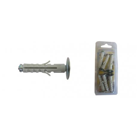 NOBEX TASSELLO NYLON C/VITE 9X38 6PZ FUN-V - blister da pz.2