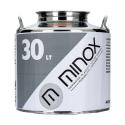 MINOX FUSTO INOX SALDATO C/BASE+MANIGL+RUBIN 5L