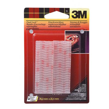 3M VELCRO TRASPARENTE DUAL LOCK 25X75 3M RF6730 RF6730