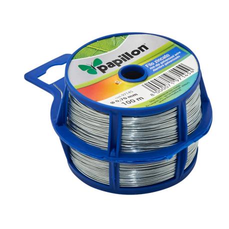 PAPILLON BOBINA BRICO FILO ZINC 0.7MM DISPENSER 100M