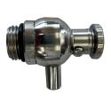 RUBINETTO INOX OLIO A VITE S/SALVAGOCCIA 1/2