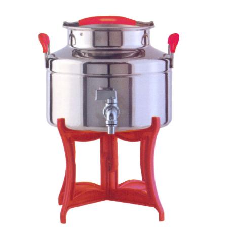 MINOX FUSTO INOX SALDATO C/BASE+MANIGL+RUBIN 5L