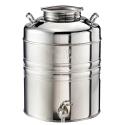 #FUSTO INOX AGGRAFFATO OLIO SANSONE 15L