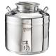 #FUSTO INOX SALDATO OLIO SANSONE EUROPA 10L