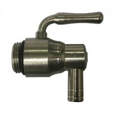 RUBINETTO INOX OLIO SALVAGOCCIA 1/2 C/GHIERA