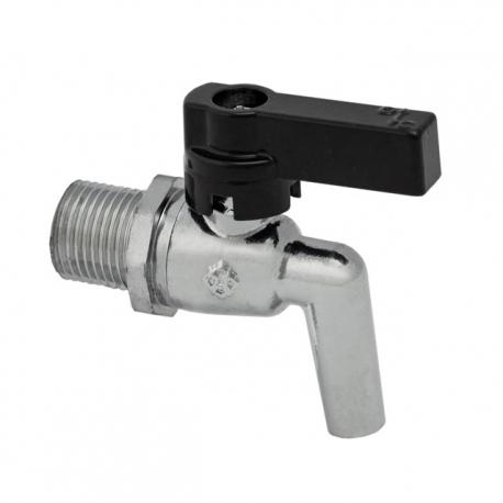 RUBINETTO INOX OLIO SALVAGOCCIA 3/4 C/GHIERA