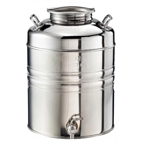 FUSTO INOX AGGRAFFATO OLIO SANSONE 30L