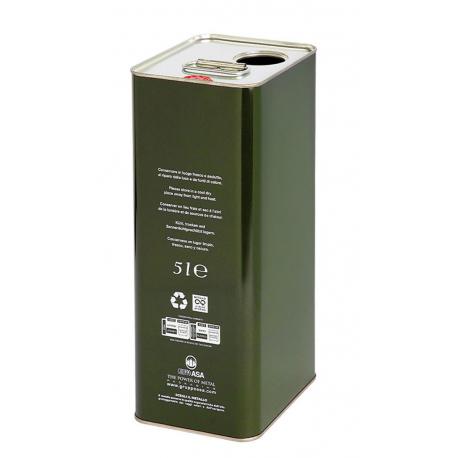 LATTINA RETTANGOLARE OLIO 5L + SFIATO 288