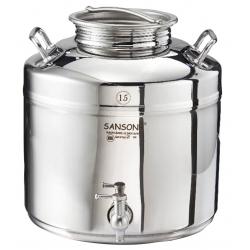 FUSTO INOX SALDATO OLIO SANSONE EUROPA 10L