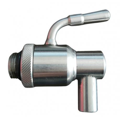 RUBINETTO INOX OLIO A LEVA C/SALVAGOCCIA 1/2