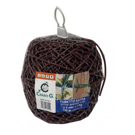 LEGACCIO TUBET PVC EXTRA MARRONE GOM KG1 MM3