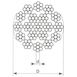 FUNE INOX AISI316 133FILI AM D.3 100MT ###