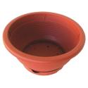 SOTTOVASO CON RUOTE TERRACOTTA D.45 MAX100KG
