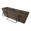 VASO QUADRO TERRACOTTA CM.30X30X28