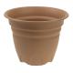 TONTARELLI VASO TONDO TULLIPAN MARRONE 50CM